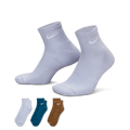 Nike Everyday Plus Cushioned Training Ankle Socks (3 Pairs) "Unisex"
