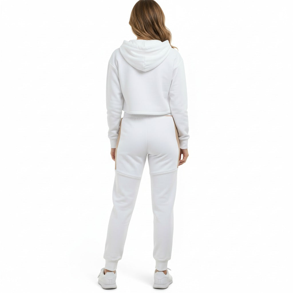 Women's TCI Tech Fleece Zip Pants  (Sand/White)