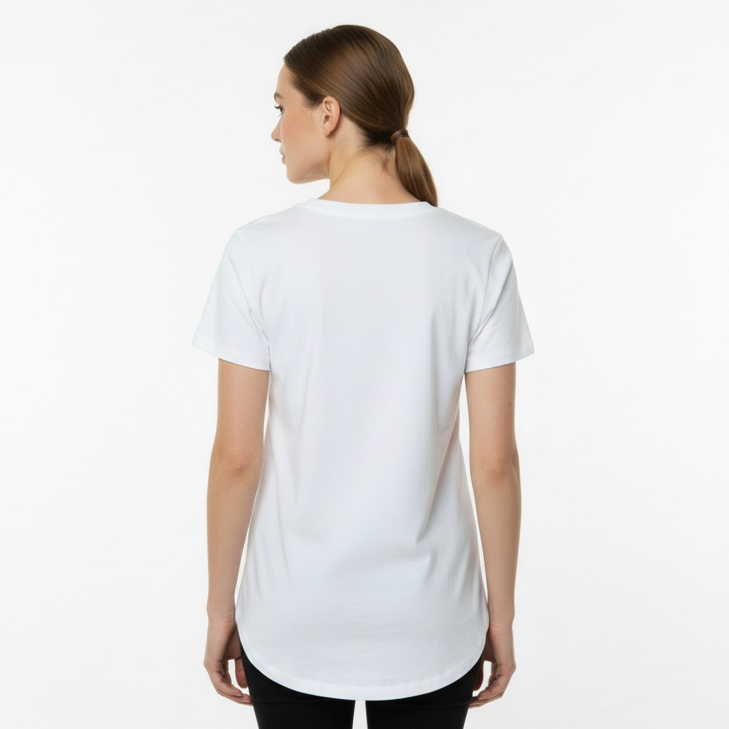 TCI Women's White Tee Basic (SLV)