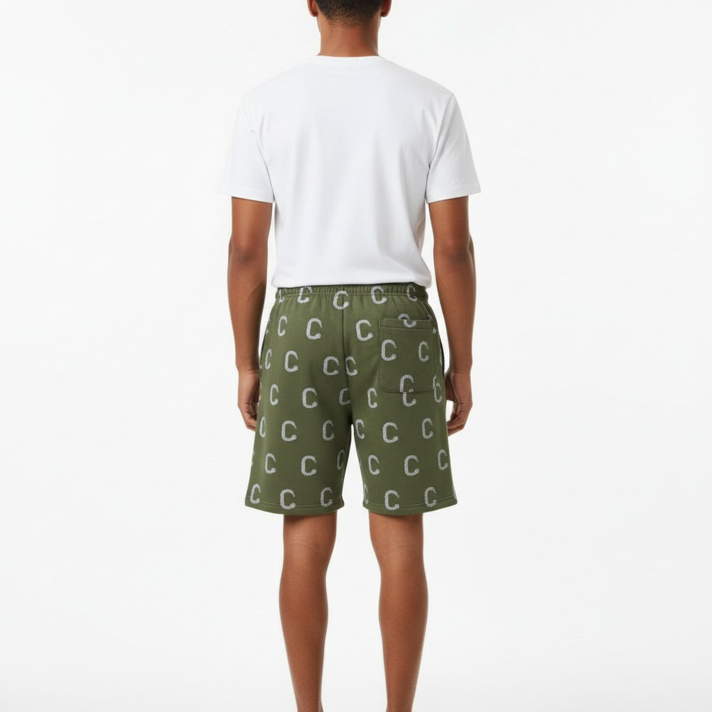 Men's Closet Inc A.O.P Shorts (Green)