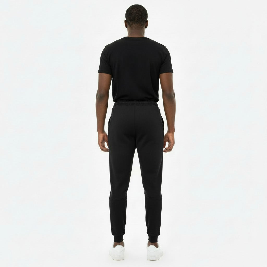 Men's The Closet Inc. Tech Fleece Zip Pants (Black/Burgundy)