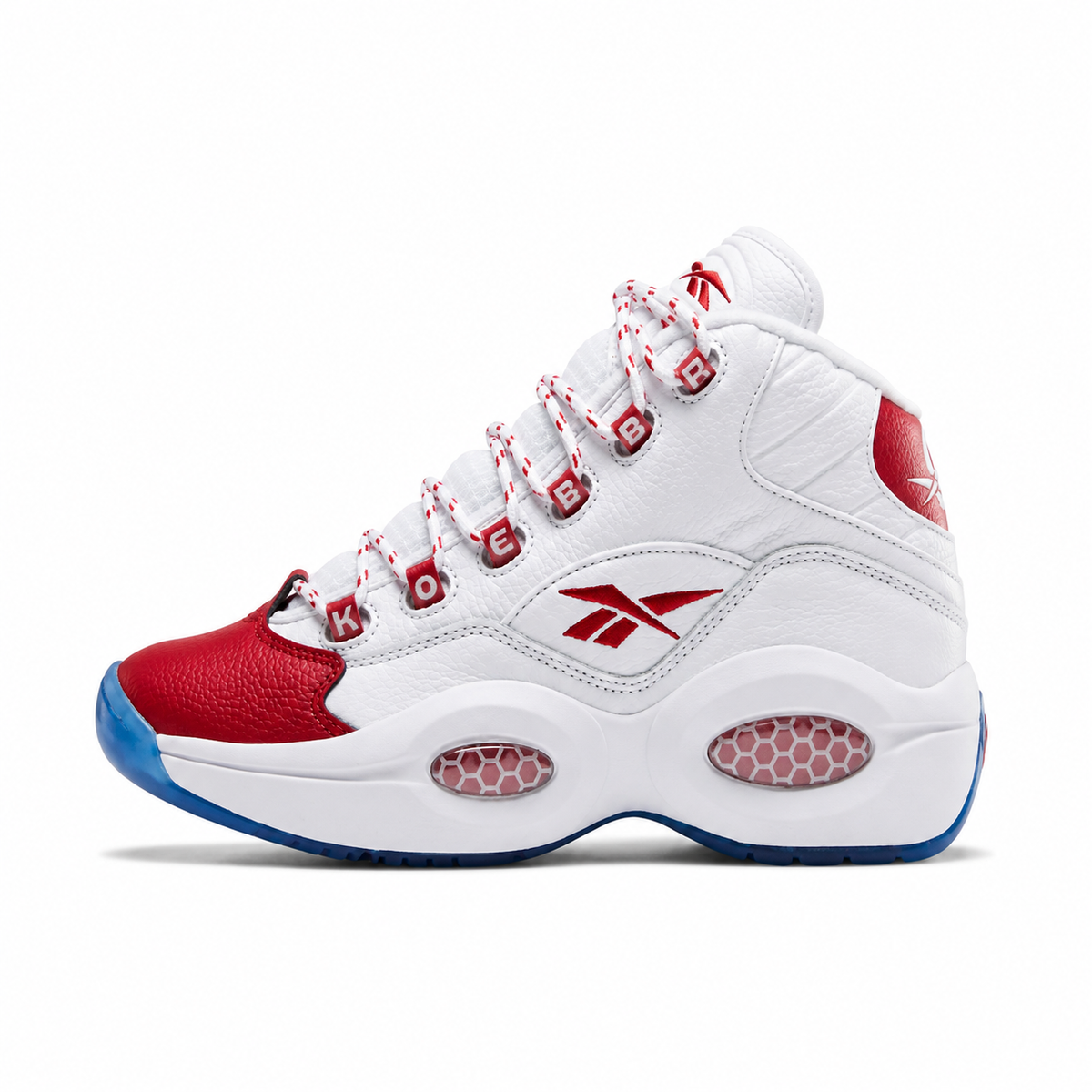 Men's Reebok Question Mid "Red Toe"