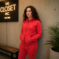 The Closet Inc Womens Fleece Zipper ROSE