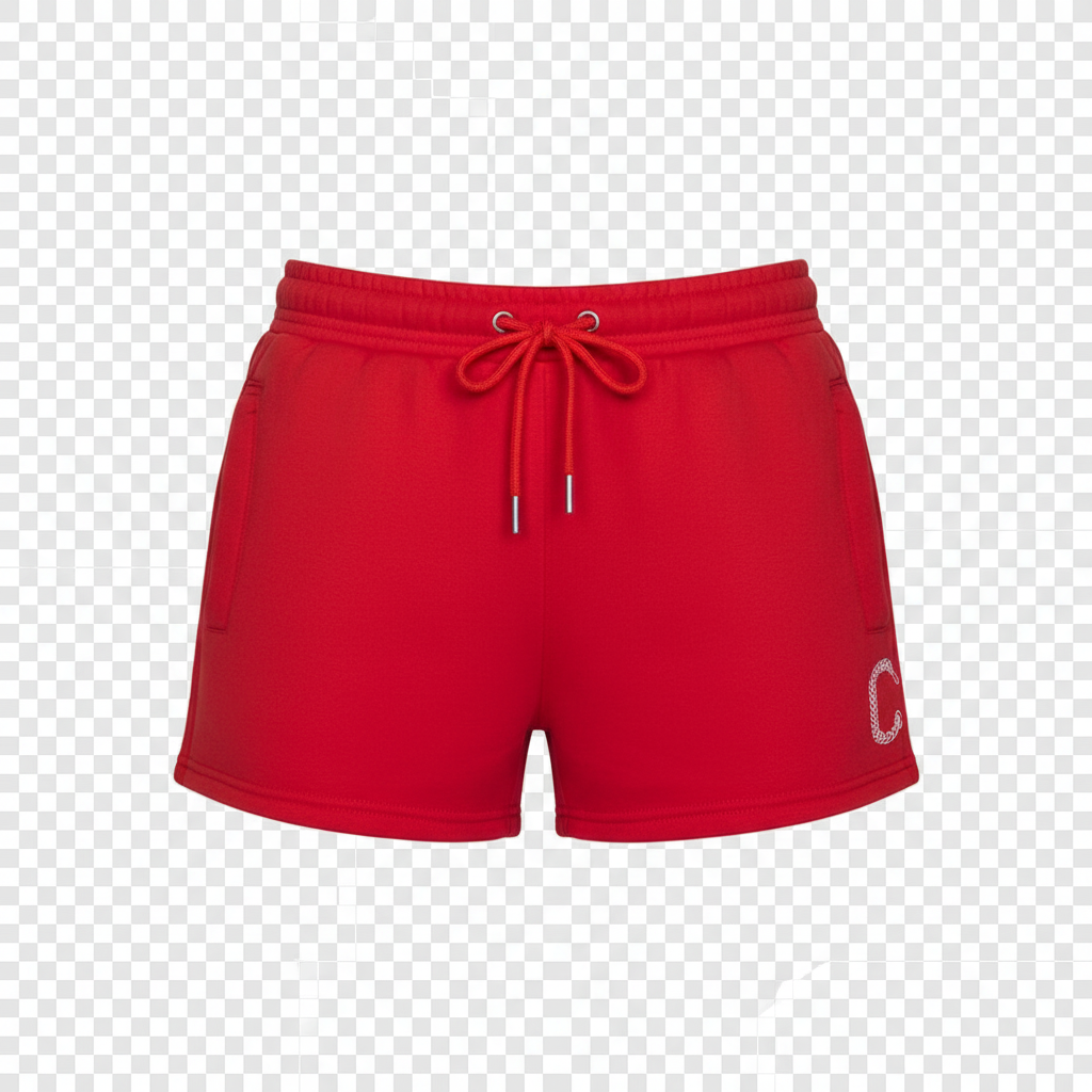 Women's TCI Red Shorts (WHT)