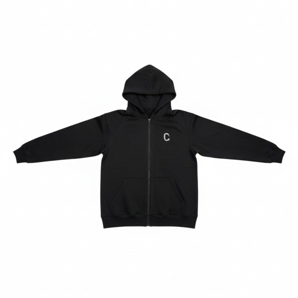 Men's The Closet Inc. Zip Fleece Top (Black)
