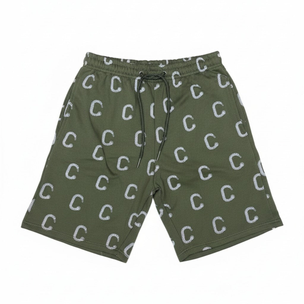 Men's Closet Inc A.O.P Shorts (Green)