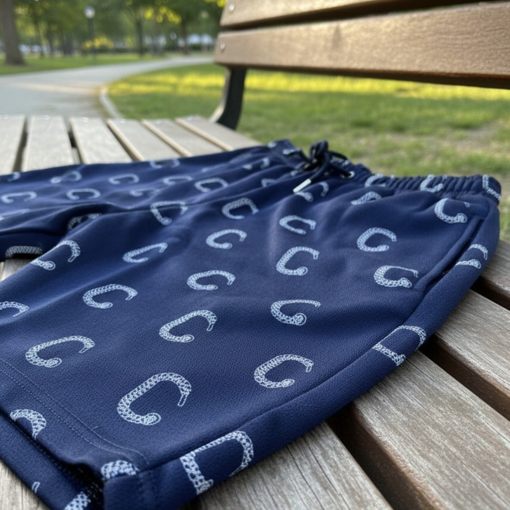 Men's Closet Inc A.O.P Shorts (Navy)