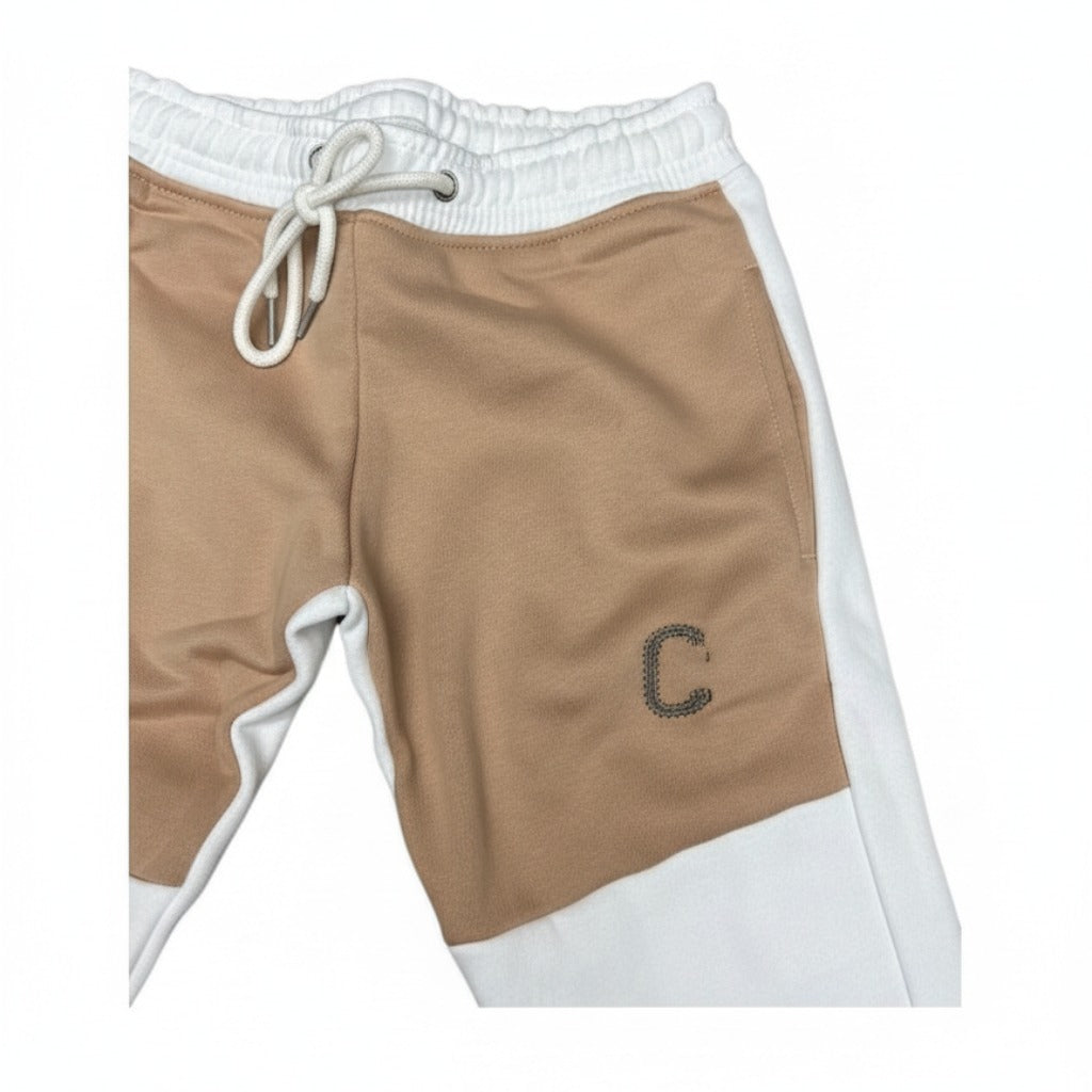 Women's TCI Tech Fleece Zip Pants  (Sand/White)
