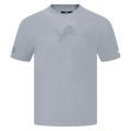 Men's Pro Standard NFL Detroit Lions Reverse French Terry Cotton Jersey Drop Shoulder Tee