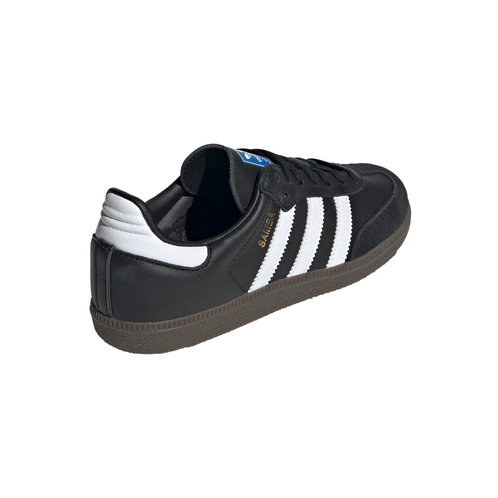 Big Kids' Adidas Samba OG J "Core Black Gum"