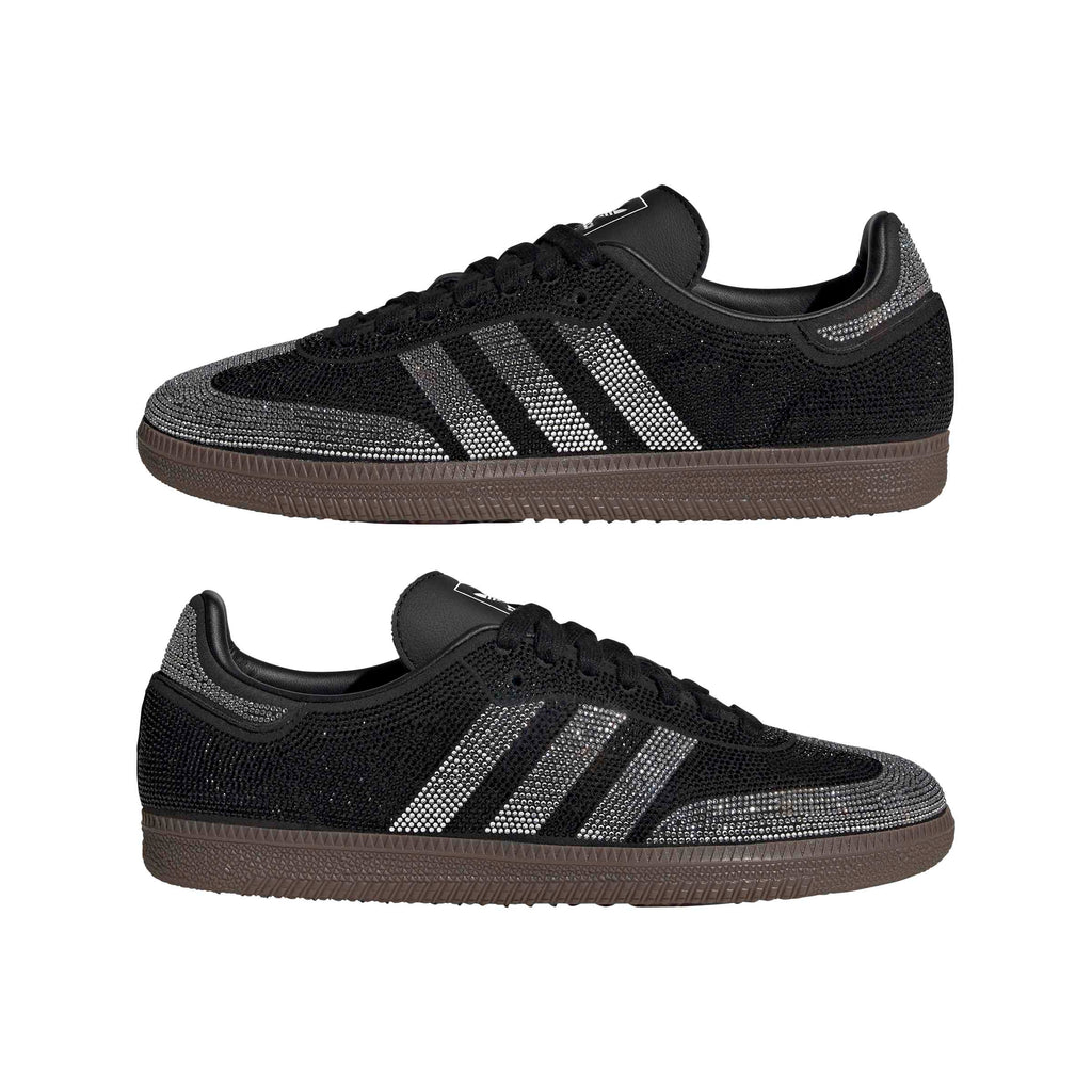 Women's Adidas Samba OG "Rhinestone Black Silver"