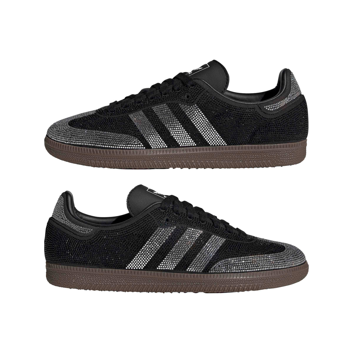 Women's Adidas Samba OG "Rhinestone Black Silver"
