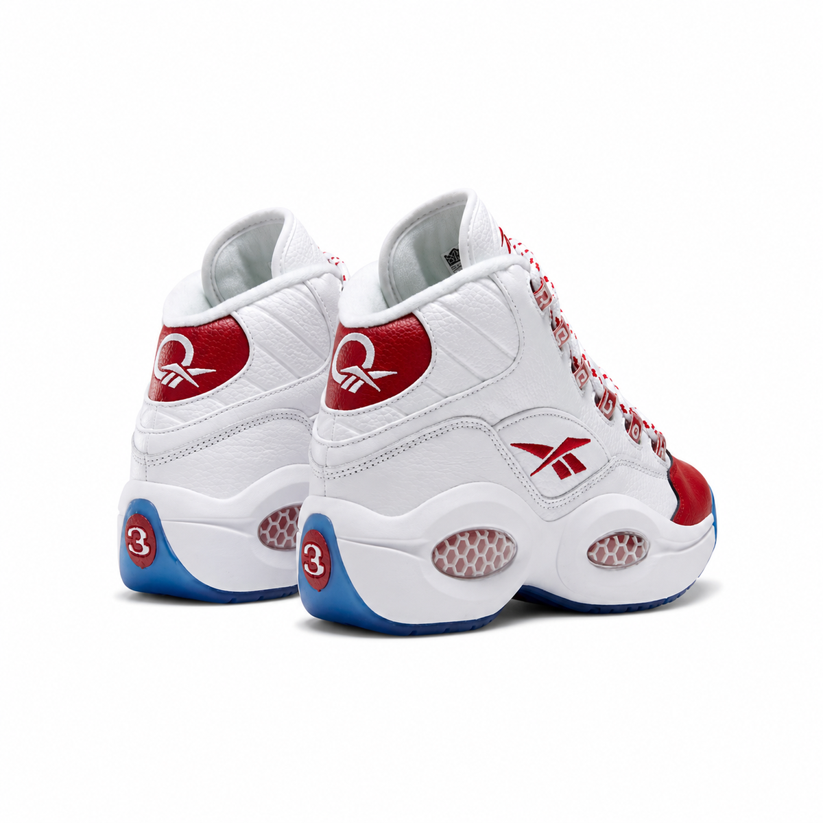 Men's Reebok Question Mid "Red Toe"