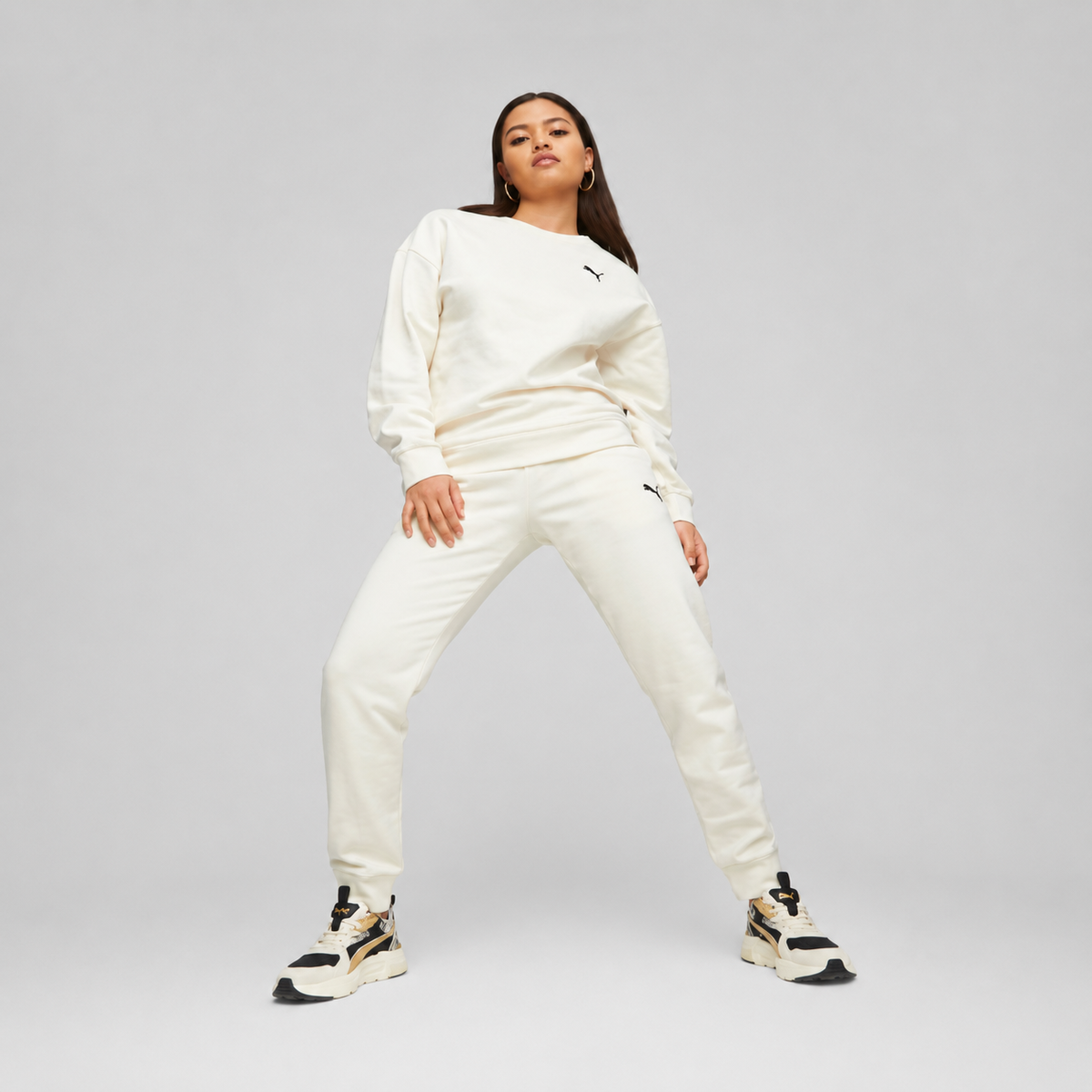 Women's Puma Better Essentials Crew Neck Long Sleeve FL