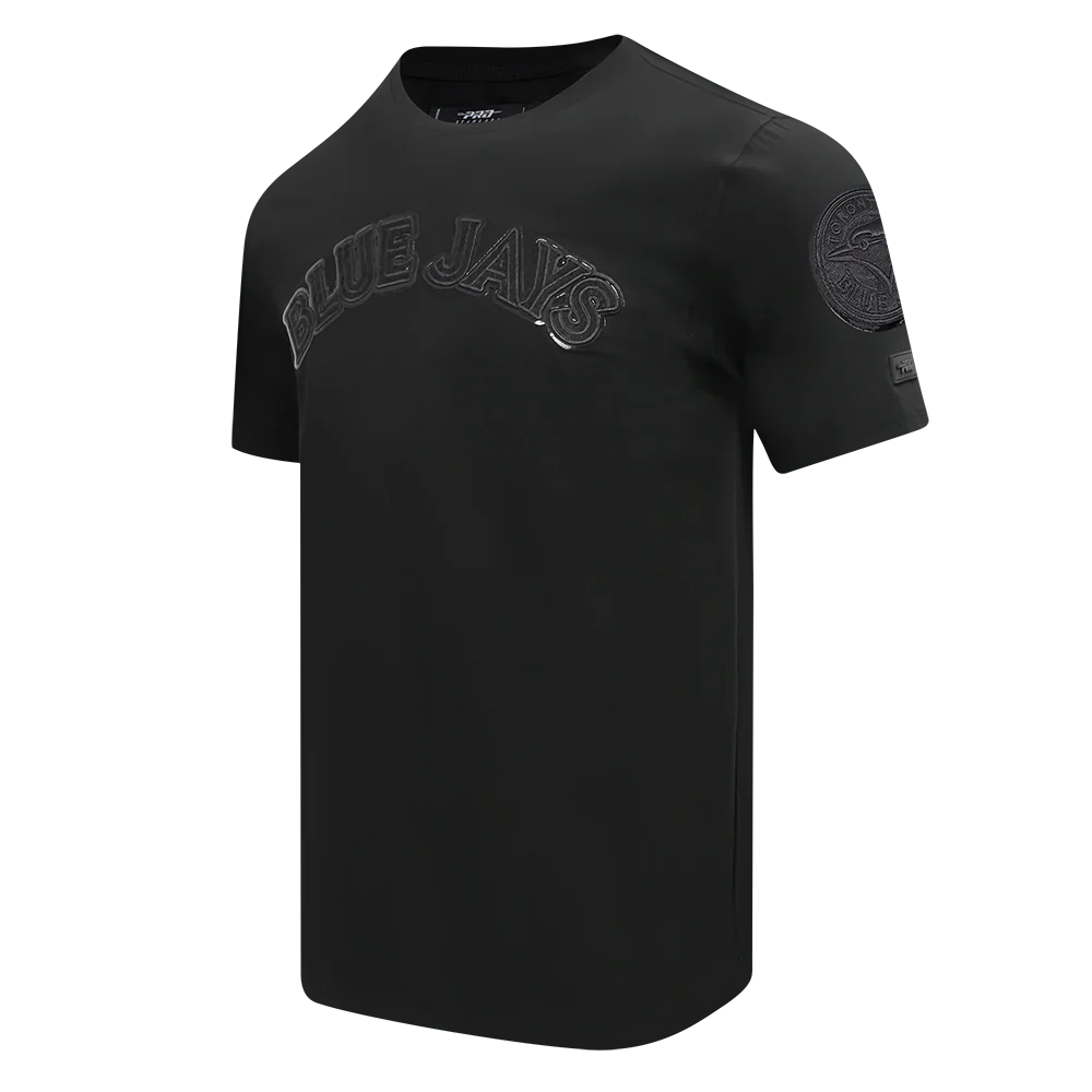 Men's Pro Standard MLB Toronto Blue Jays Triple Black Single Jersey T-Shirt
