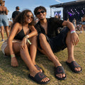 The Closet Inc. Slides (Black W Red)
