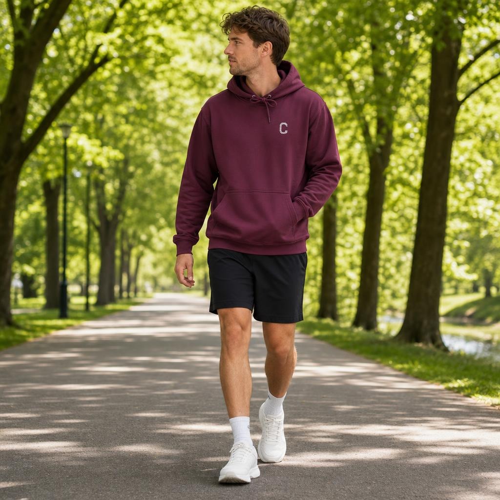 TCI Men's Tech Fleece Top (Burgundy)
