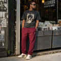 Men's The Closet Inc. Fleece Pants Burgundy