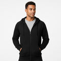 The Closet Inc Mens Fleece Zipper  Black