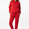 TCI Women's Flc Z Pants - Red