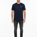 Men's The Closet Inc. Plain T-Shirt (Navy-Wht Logo)