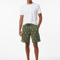 Men's Closet Inc A.O.P Shorts (Green)