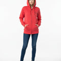 The Closet Inc Womens Fleece Zipper Rose With Black "C"
