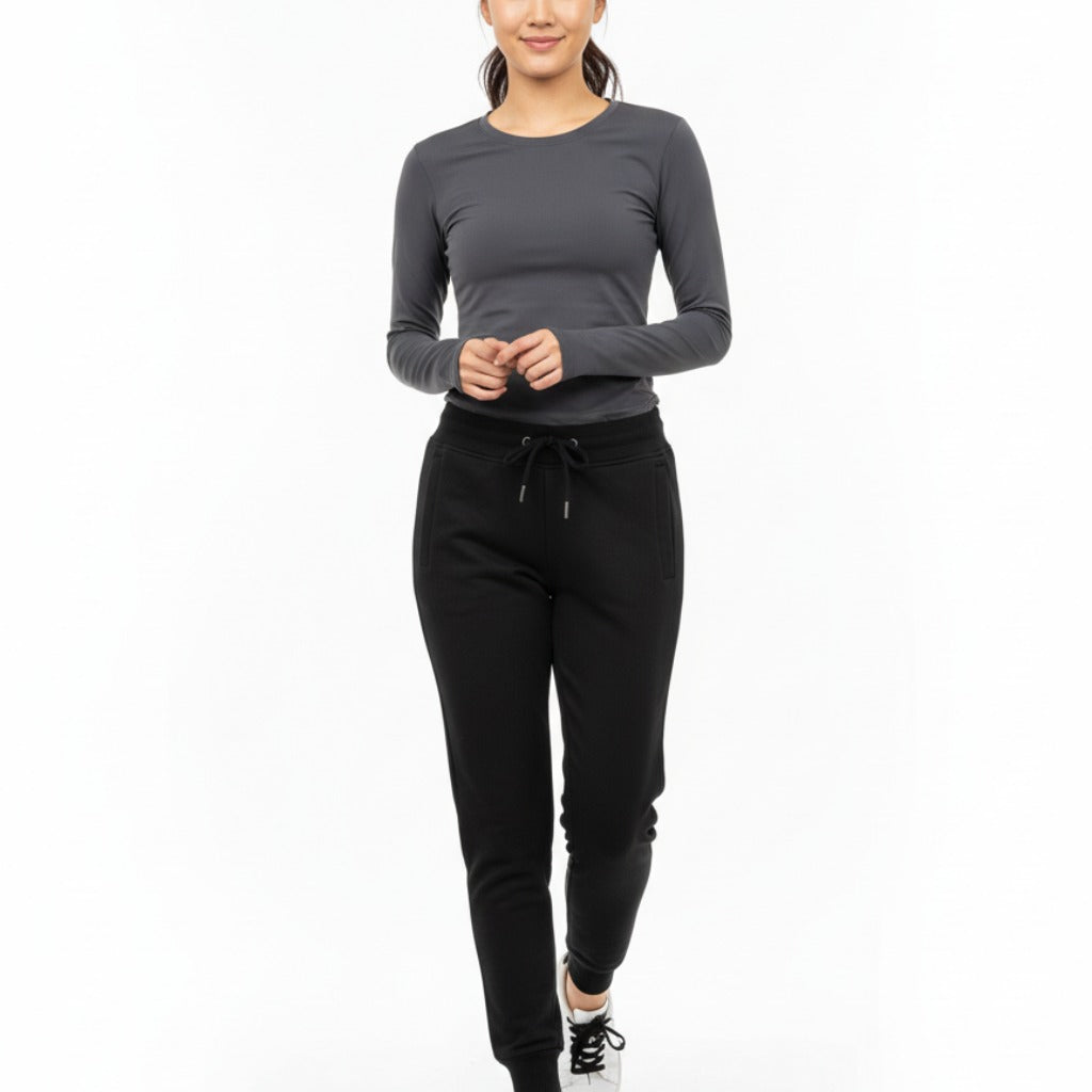 TCI Women's FLC Pant Plain Black