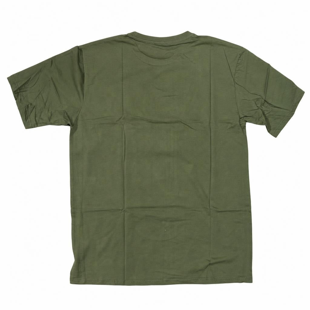 Men's The Closet Inc. Plain T-Shirt (Green-Wht Logo)