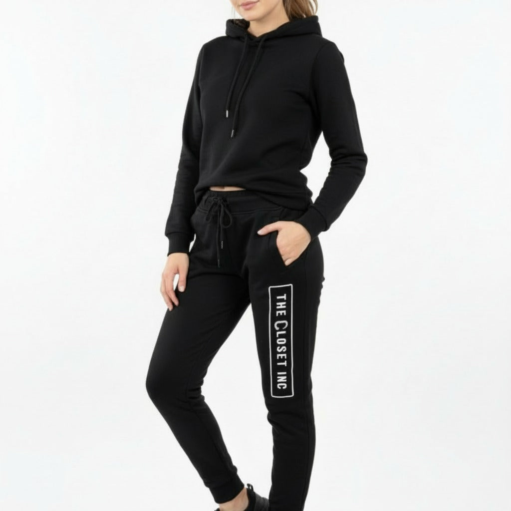 Women's Crew Fleece Bottom (Black)