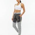 Women's The Closet Inc. Tech Fleece Zip Pants - Char/Grey