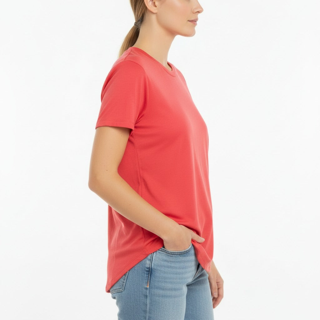 The Closet Inc Women T-Shirt “ ROSE PLAIN