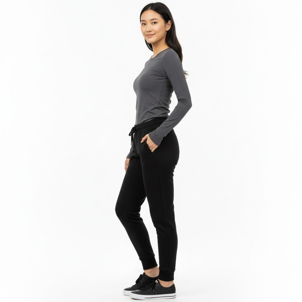 TCI Women's FLC Pant Plain Black