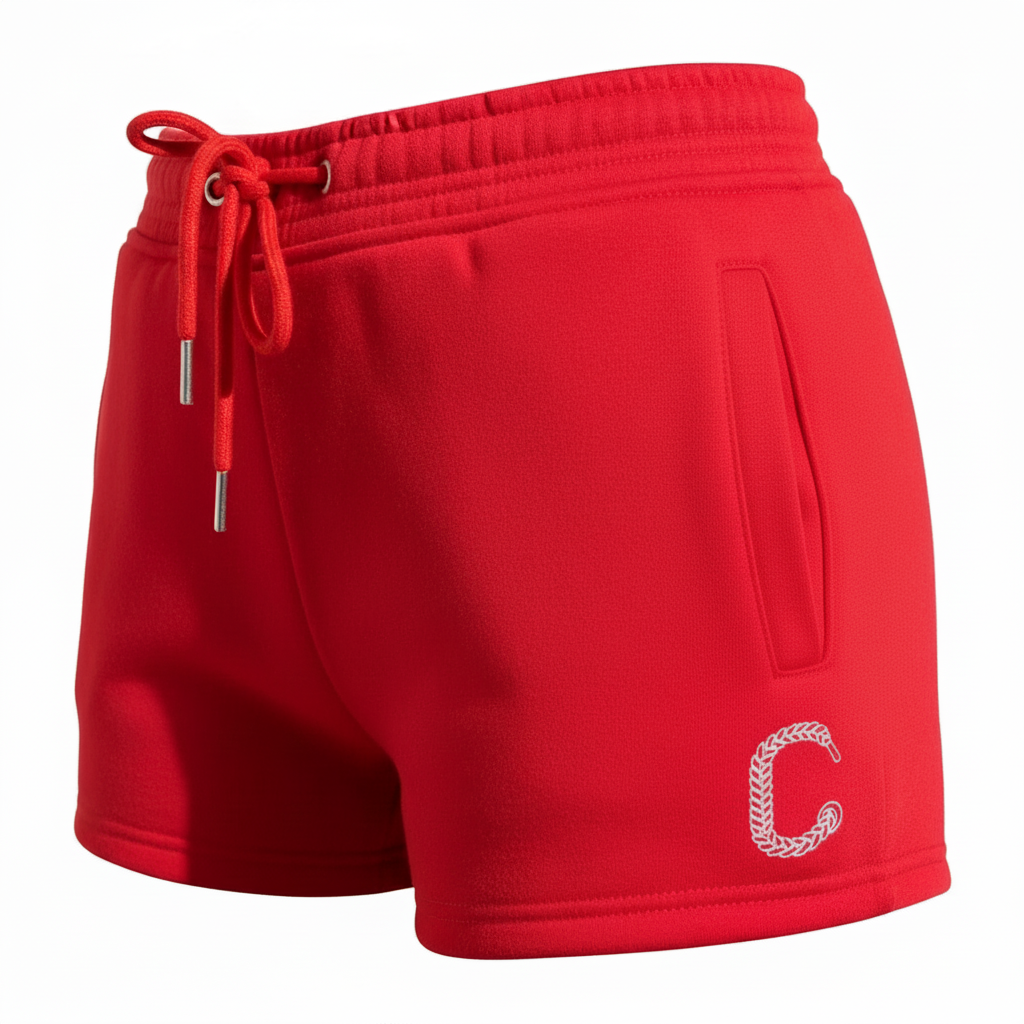Women's TCI Red Shorts (WHT)