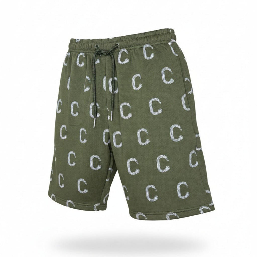 Men's Closet Inc A.O.P Shorts (Green)