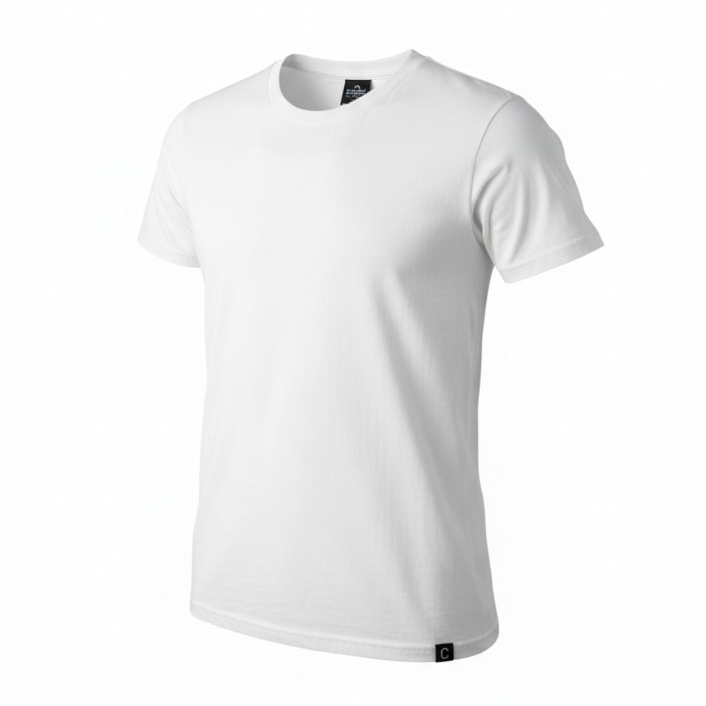 TCI Women's Plain White Tee Basic