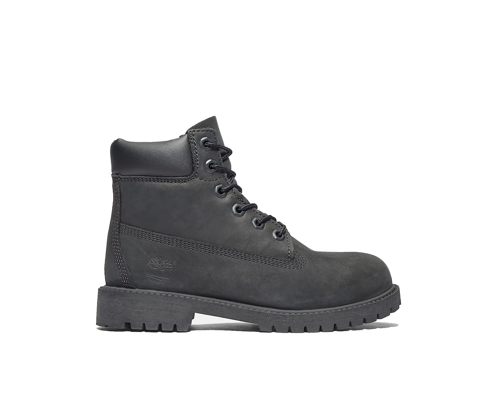 Big Kids' Timberland® Premium 6 Inch Lace Waterproof Boot "Black"