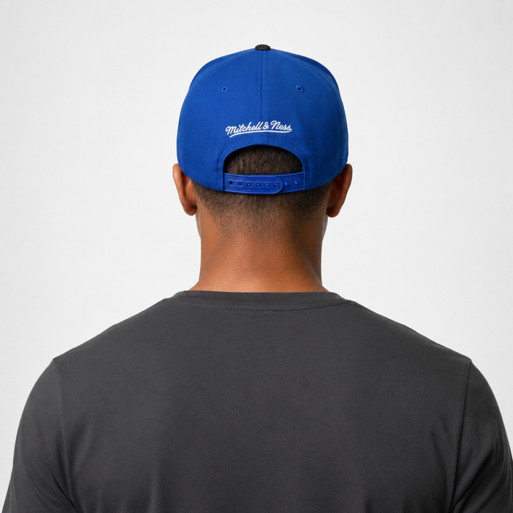 Mitchell And Ness NHL Edmonton Oilers Denim Beak Snapback
