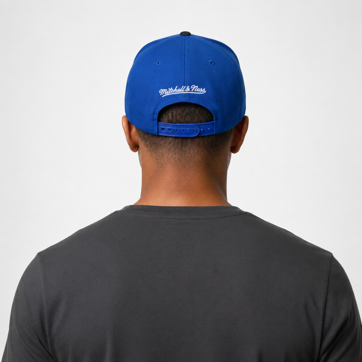 Mitchell And Ness NHL Edmonton Oilers Denim Beak Snapback