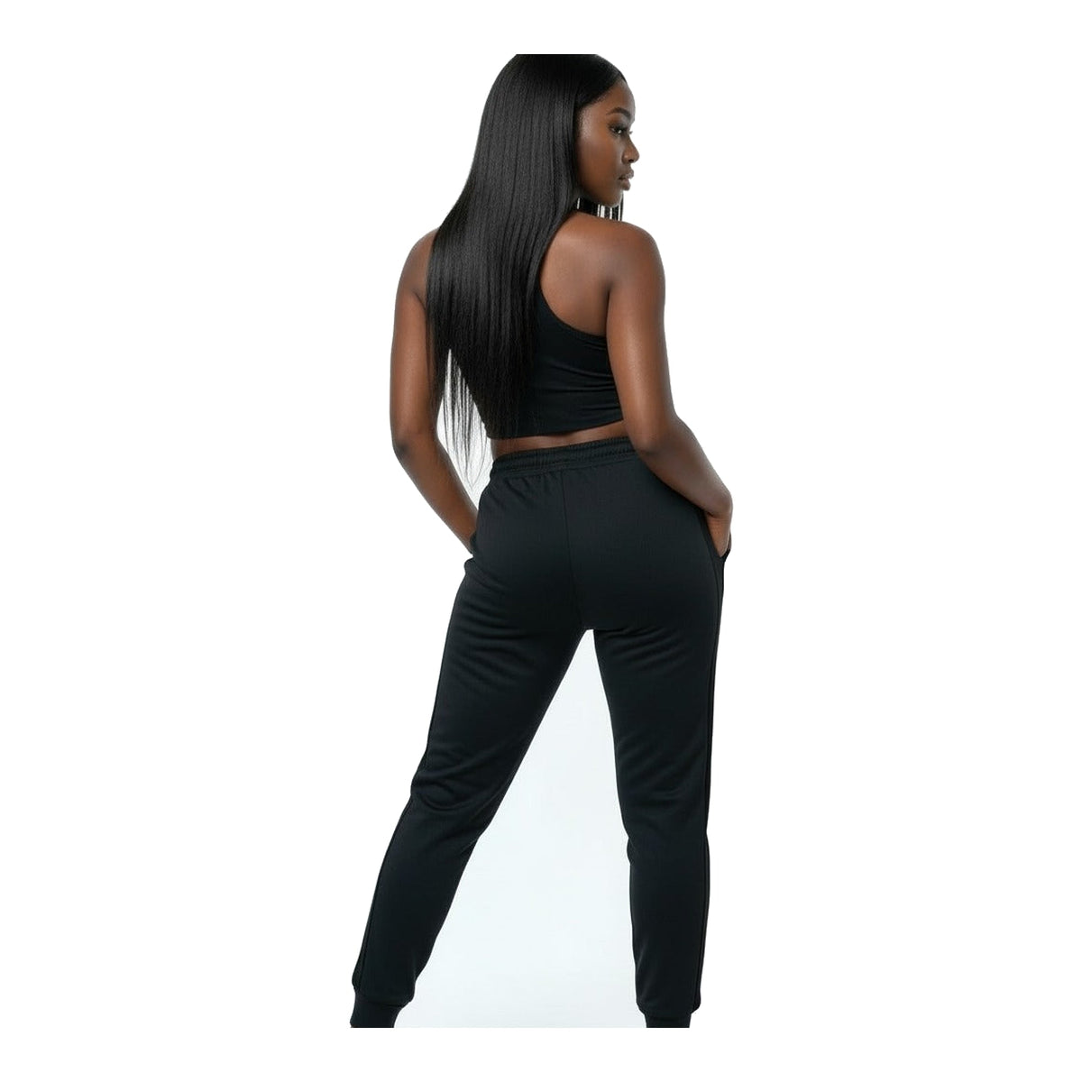 Women's TCI Tech Fleece Zip Pants  (Sand/Black)