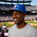 Mitchell and Ness Montreal Expos Denim Beak Snapback