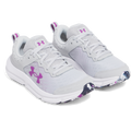 Women's Under Armour Charged Assert 10 Running Shoes "Grey Grey"