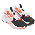 Men's/Women's Under Armour Lockdown 7 Basketball Shoes "White Black Ares Red"