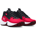Big Kids' Under Armour Lockdown 7 Basketball Shoes "Red Black White"