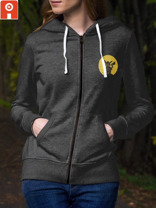 Detective Pikachu Silhouette Zip Hoodie 4.jpg