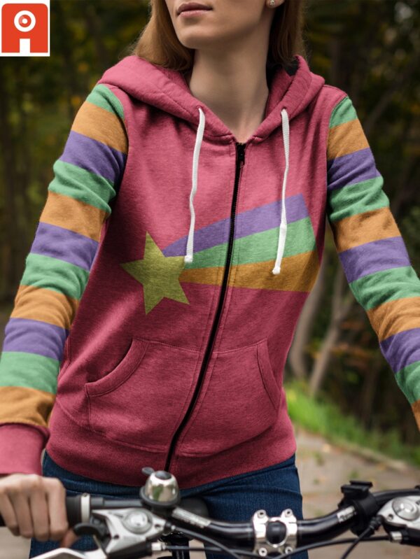 Gravity Falls Mabel Pines Cosplay Zip Hoodie 3.jpg