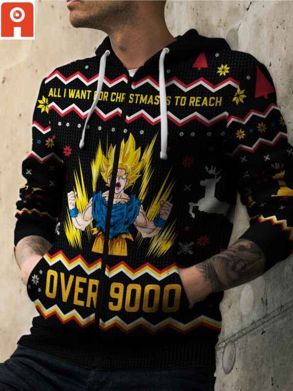 Over 9000 Christmas Zip Hoodie 4.jpg